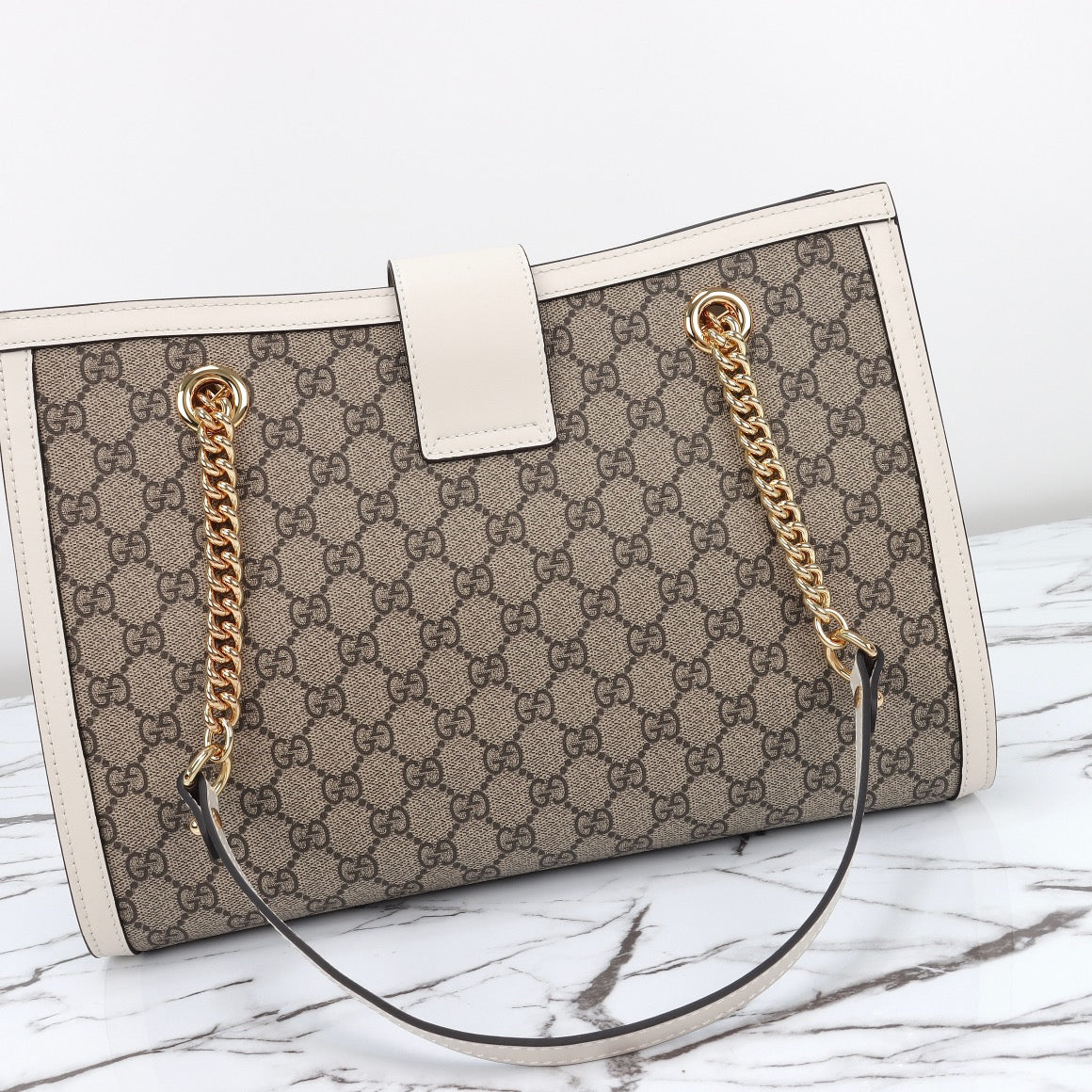 Apricot White Bag